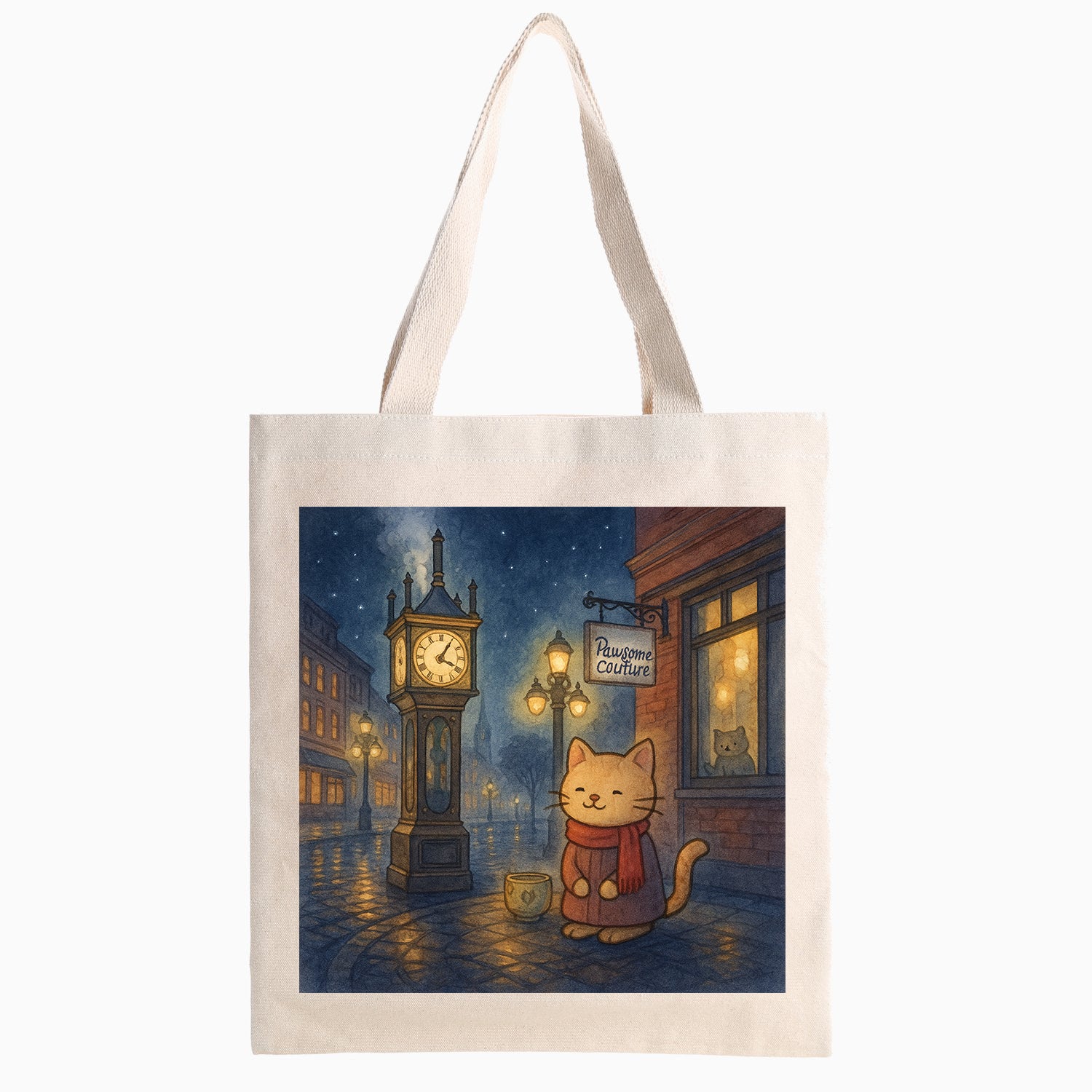 Katzen in Vancouver Stofftasche