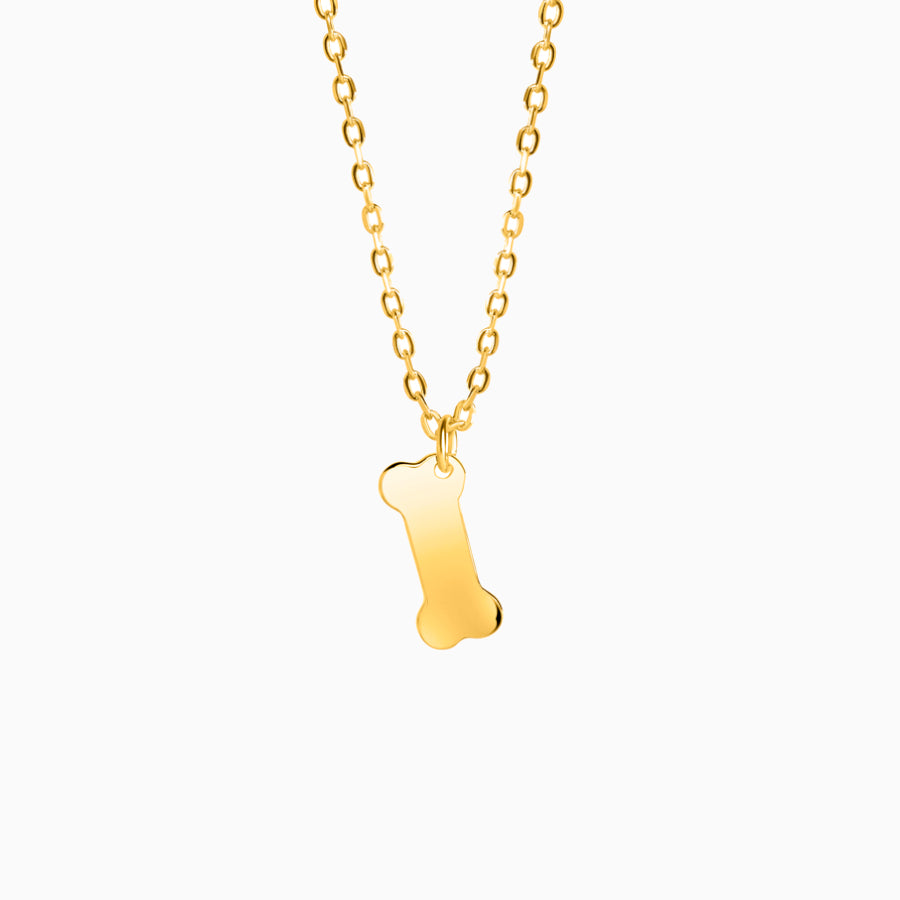 Teeny Tiny Dog Bone Necklace