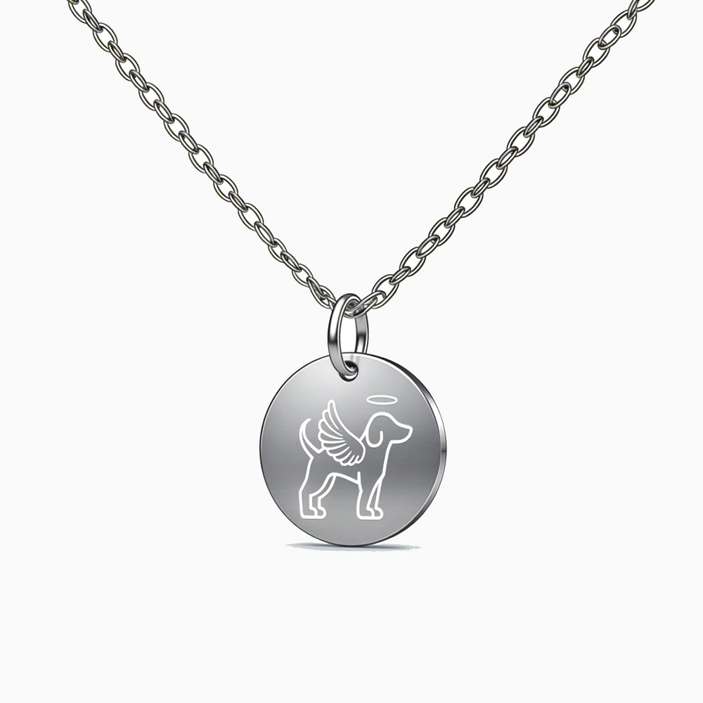 Collier disque commémoratif pour chien