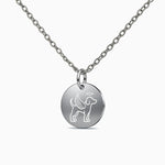 Collier disque commémoratif pour chien