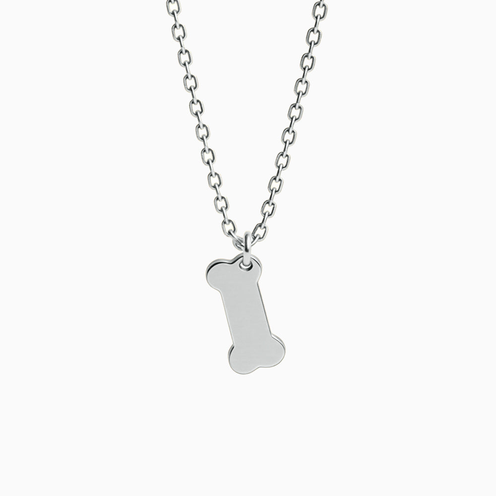 Teeny Tiny Dog Bone Necklace