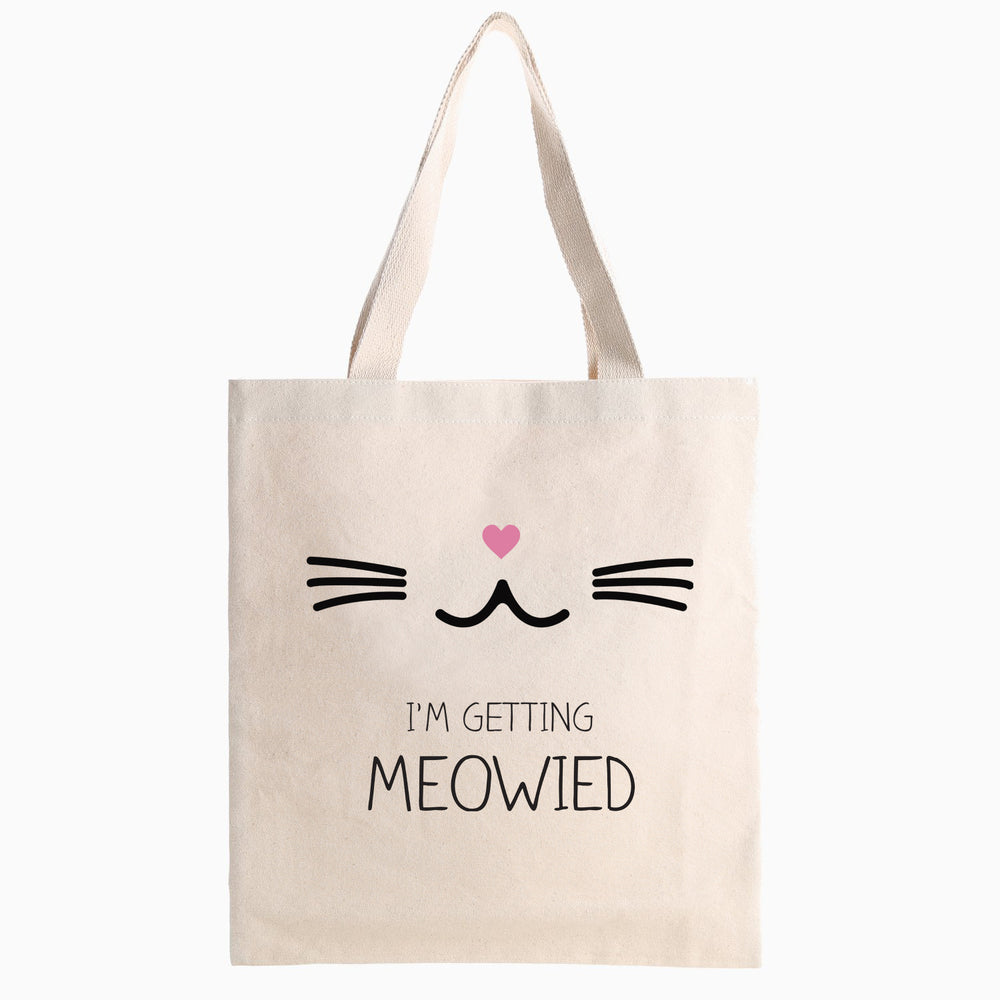 I'm getting meowied cute cat tote bag