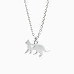 Tiny Sweetheart Cat Necklace