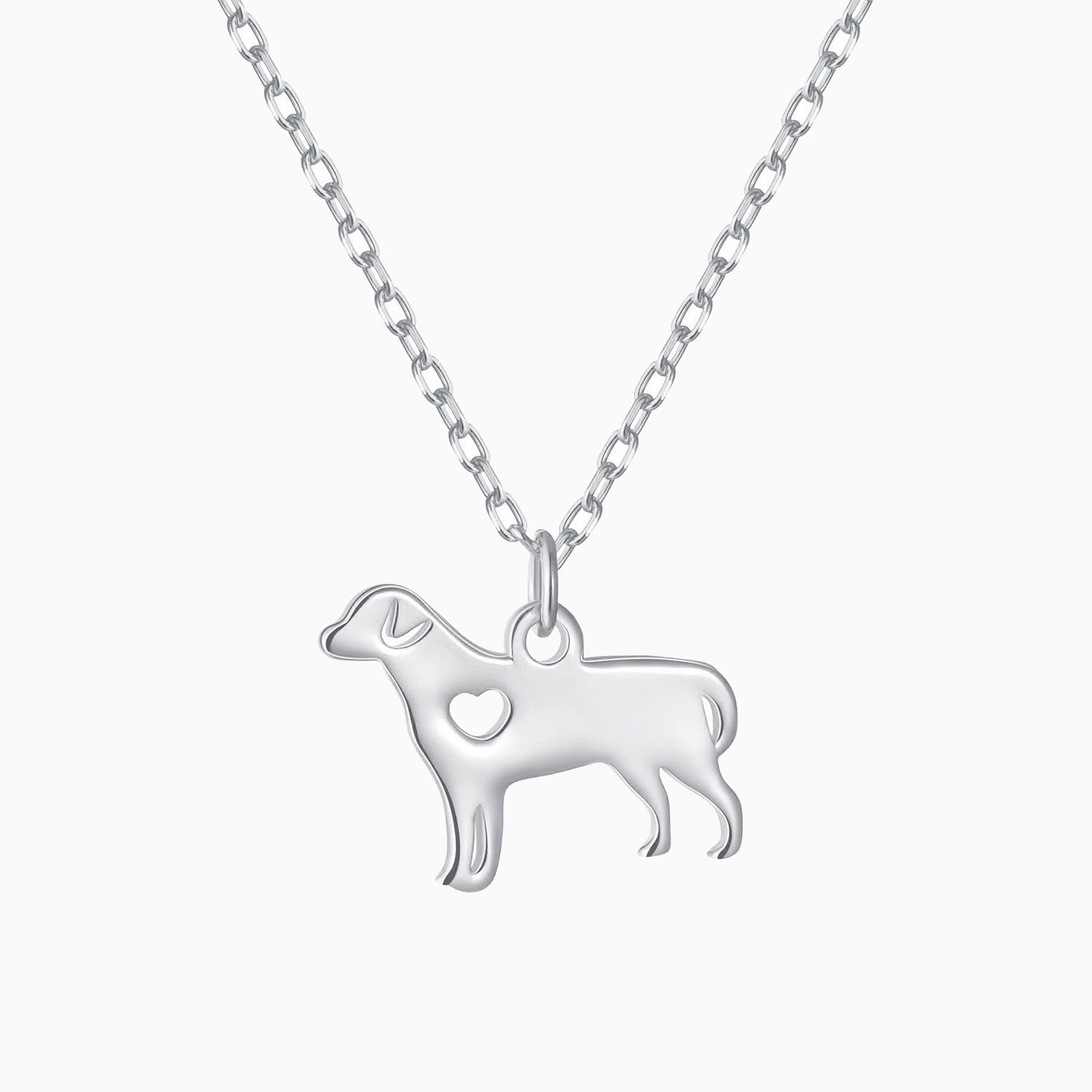 Tiny Sweetheart Retriever Dog Necklace