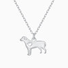 Tiny Sweetheart Retriever Dog Necklace