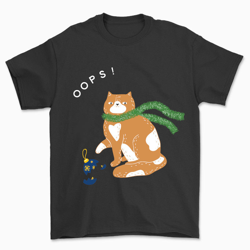 T-shirt "Cheeky Christmas Cat"