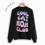 Cooles Cat Mom Club Sweatshirt
