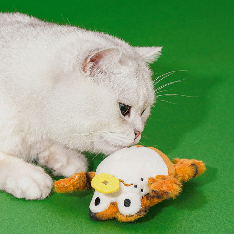 鳴き声のカエルの猫用おもちゃ