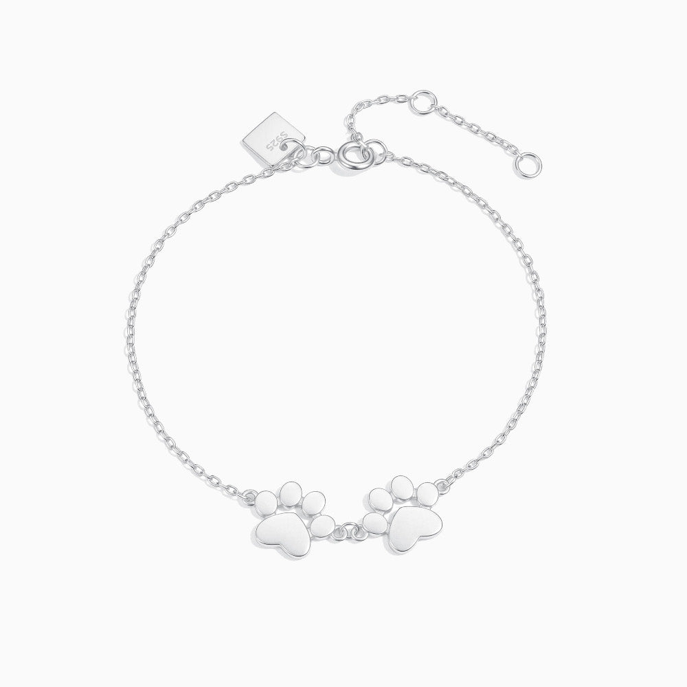 Teeny Double Paw Bracelet