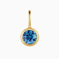 18k Gold Vermeil / Aquamarine - March