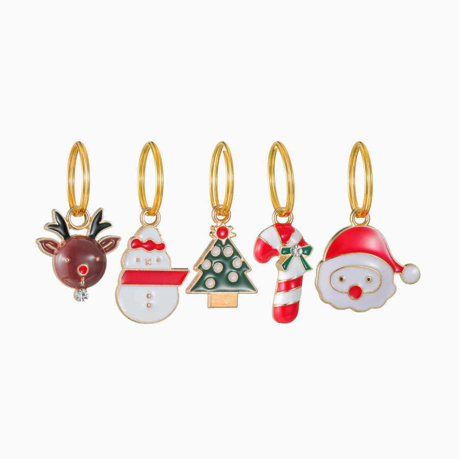 Christmas Collar Charm Set (Gold)