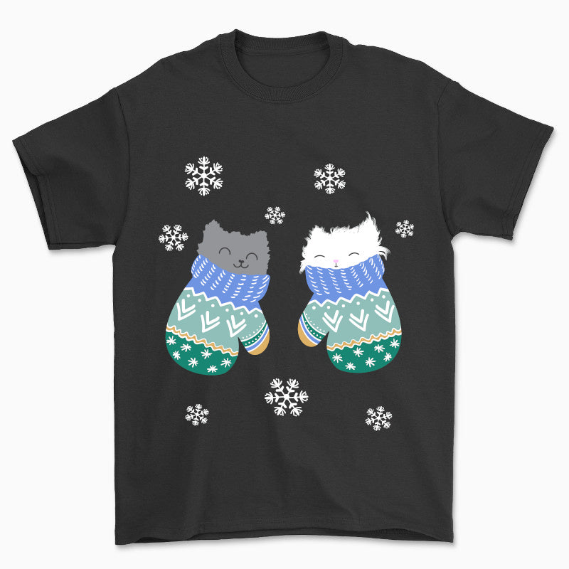 子猫ミトンTシャツ