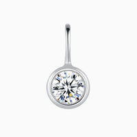 925 Sterling Silver / Diamond - April
