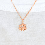 Teeny Tiny Paw Necklace
