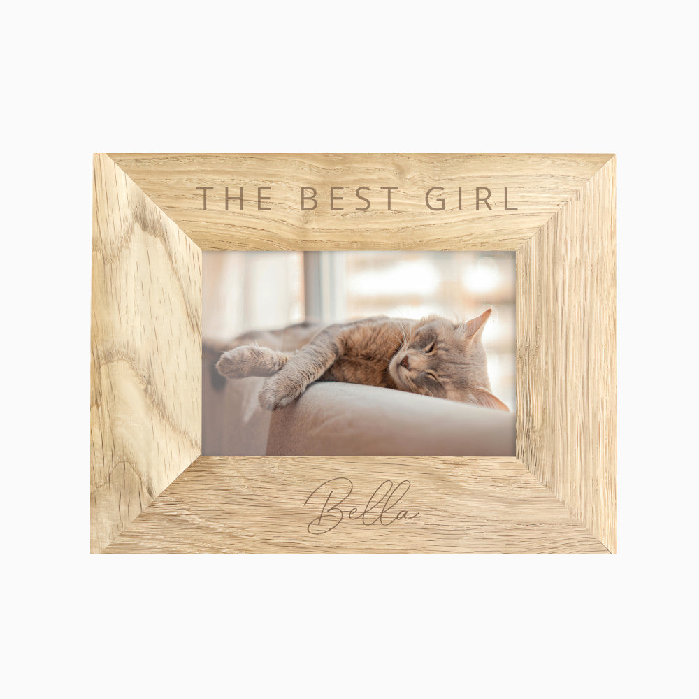 Gravierter Haustier-Bilderrahmen