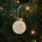 Engraved Xmas Wooden Decorations