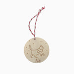 Engraved Xmas Wooden Decorations