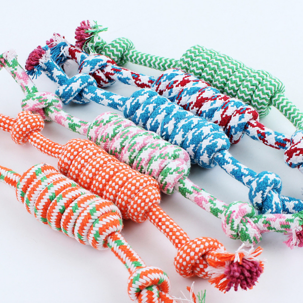 Colorful Rope Dog Chew Toys - Pawsome Couture