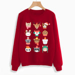 Weihnachts-Critters-Sweatshirt