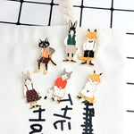Dapper Animals Pin Set (6 Piece set) - Pawsome Couture