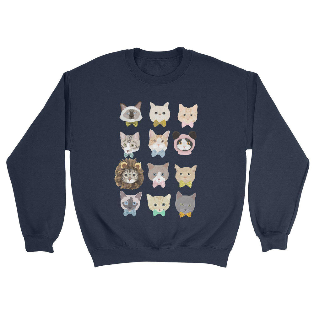 Dapper Cats Sweatshirt - Pawsome Couture