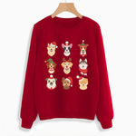 Festliches Hunde-Weihnachts-Sweatshirt