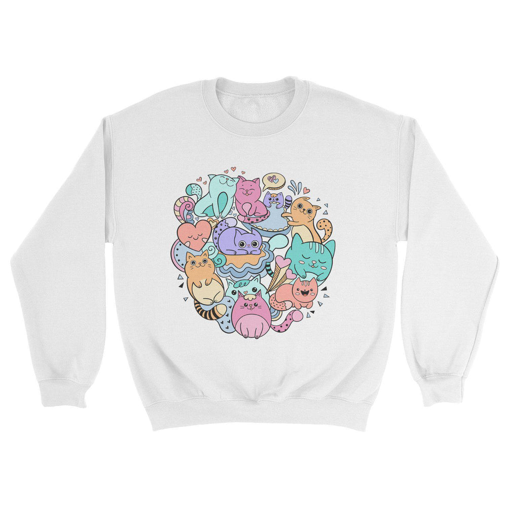 Graffiti Cats Sweatshirt - Pawsome Couture
