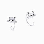 Hugging Cat Earrings-Earrings-Pawsome Couture®