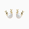 Reindeer Pearl Earrings-Earrings-Pawsome Couture®