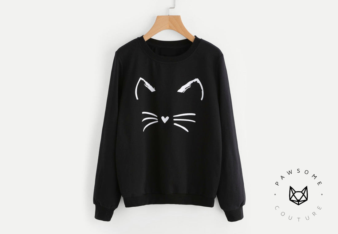 Pawsome Couture Reviews: Cute Kitty Sweatshirt-Pawsome Couture®