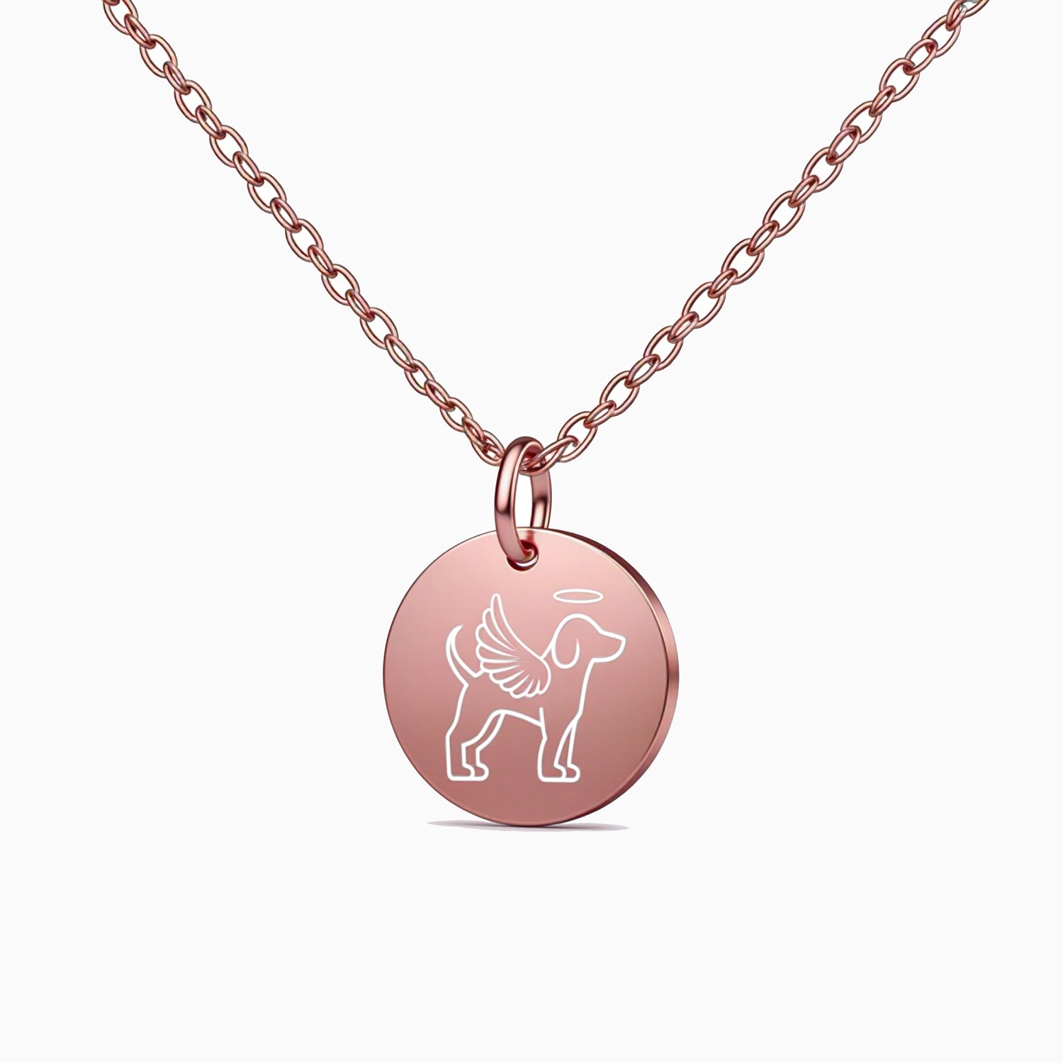 Dog Memorial Disc Necklace