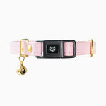 Blush Pink Leather Kitten Collar