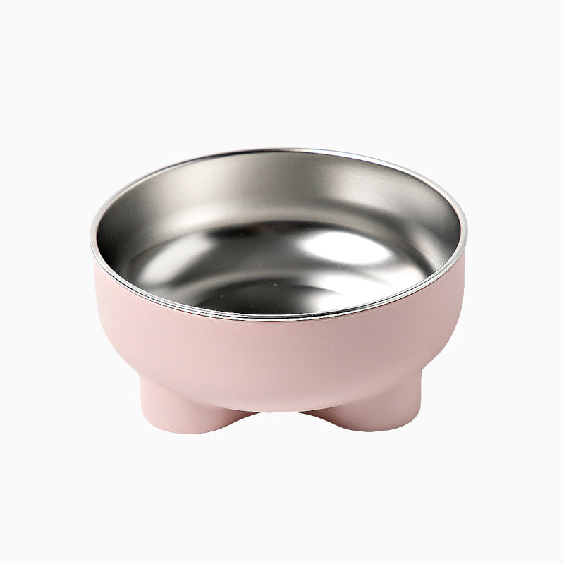 Colorful Anti-slip Stainless Steel Pet Bowl