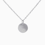 Double Paw Disc Necklace