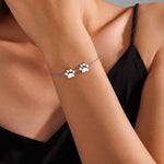 Teeny Double Paw Bracelet