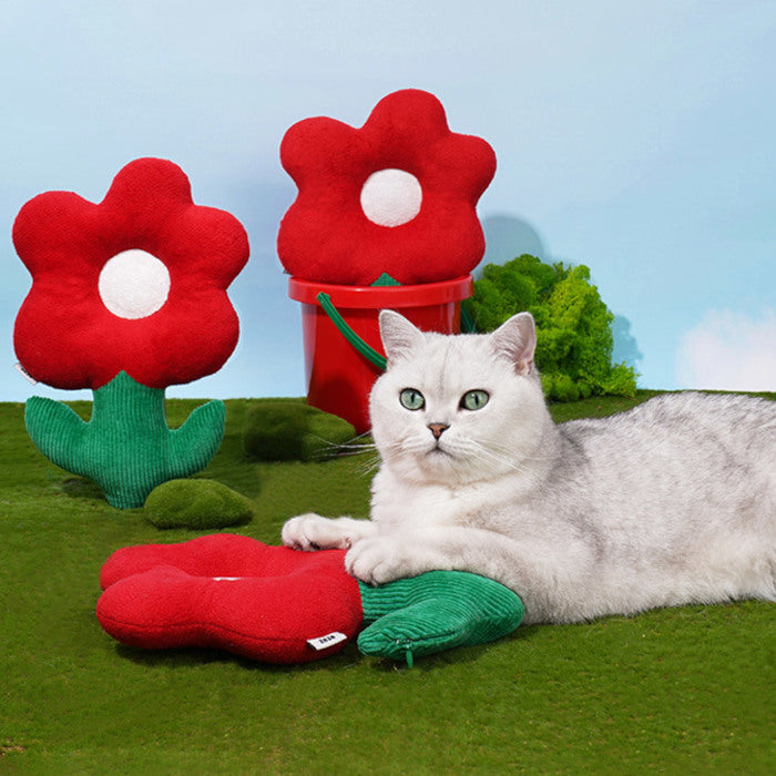 Flower Plush Catnip Toy