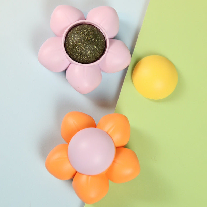 Flower Power Rotating Catnip Ball