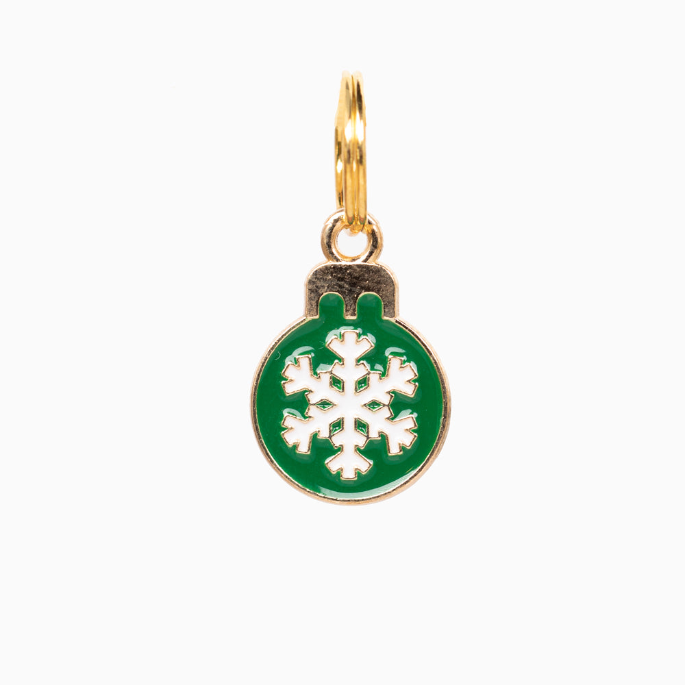 Green Xmas Decoration Pet Collar Charm