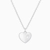 Tiny Heart Paw Print Necklace
