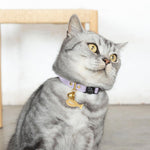 Lilac Luxury Leather Cat Collar