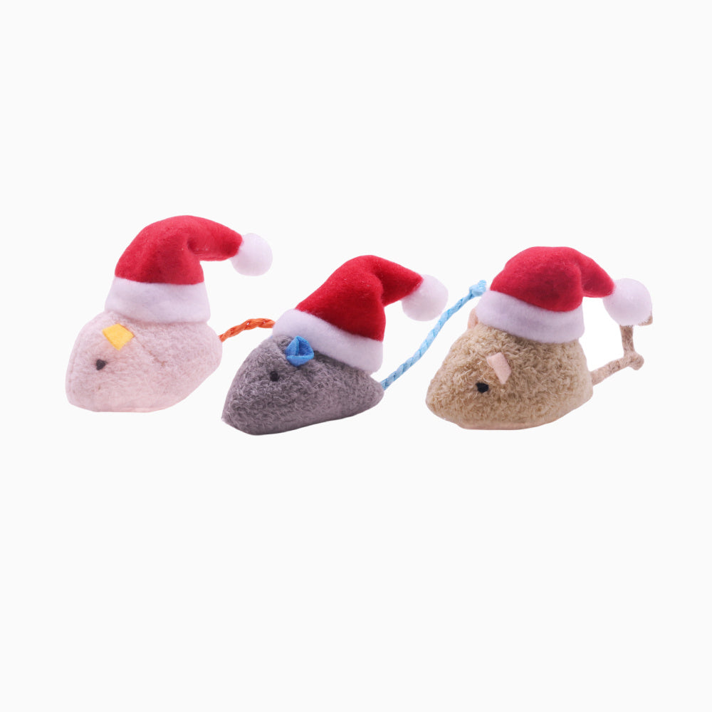 魔法のクリスマスマウスキャットニップおもちゃ