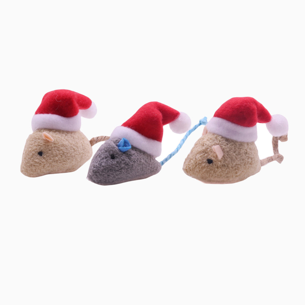 魔法のクリスマスマウスキャットニップおもちゃ