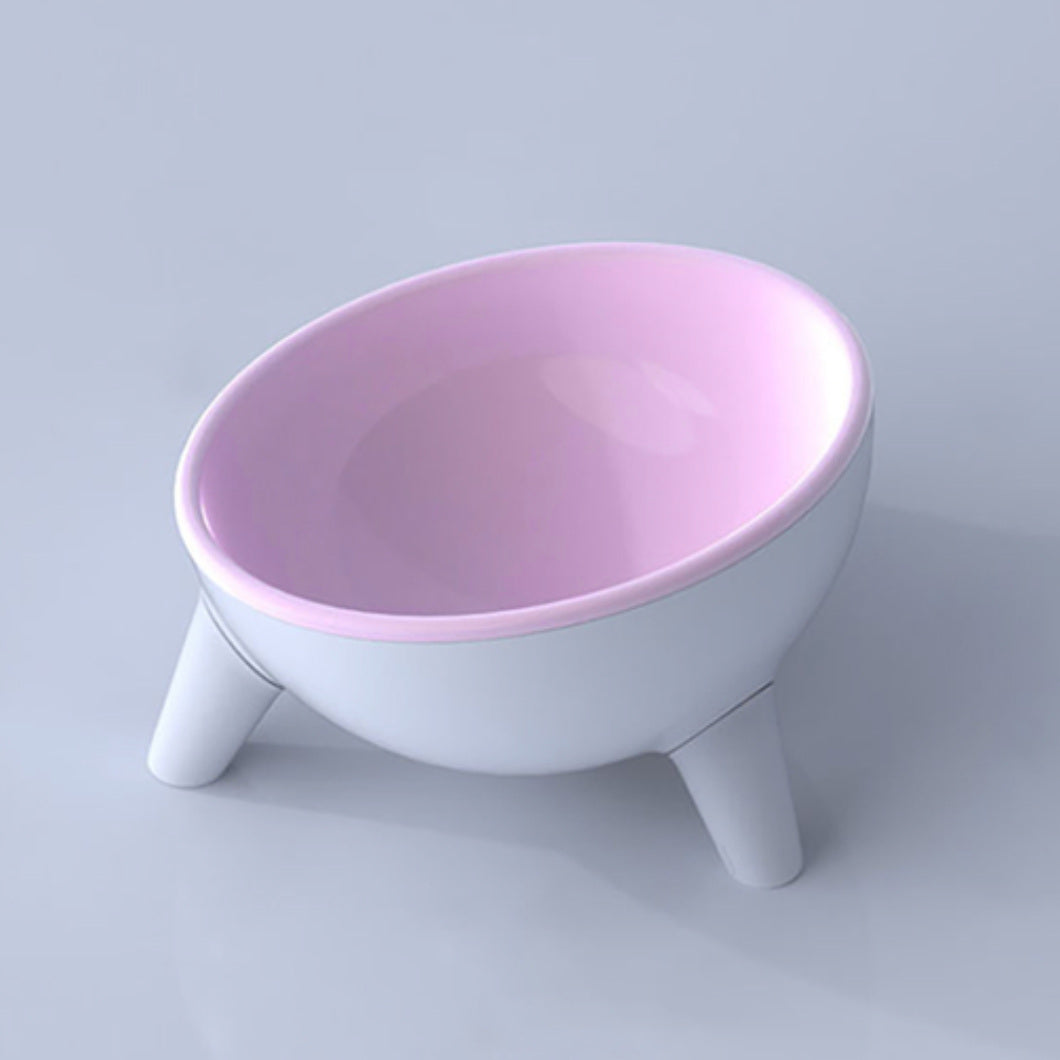 Colorful Tilted Tripod Pet Bowl