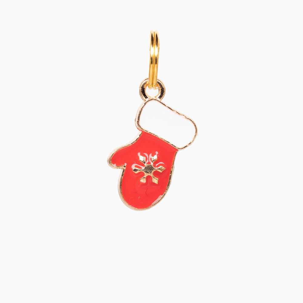 Red Glove Pet Collar Charm