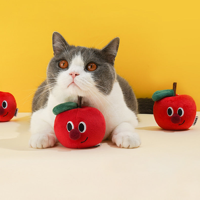 Red Apple Catnip Toys