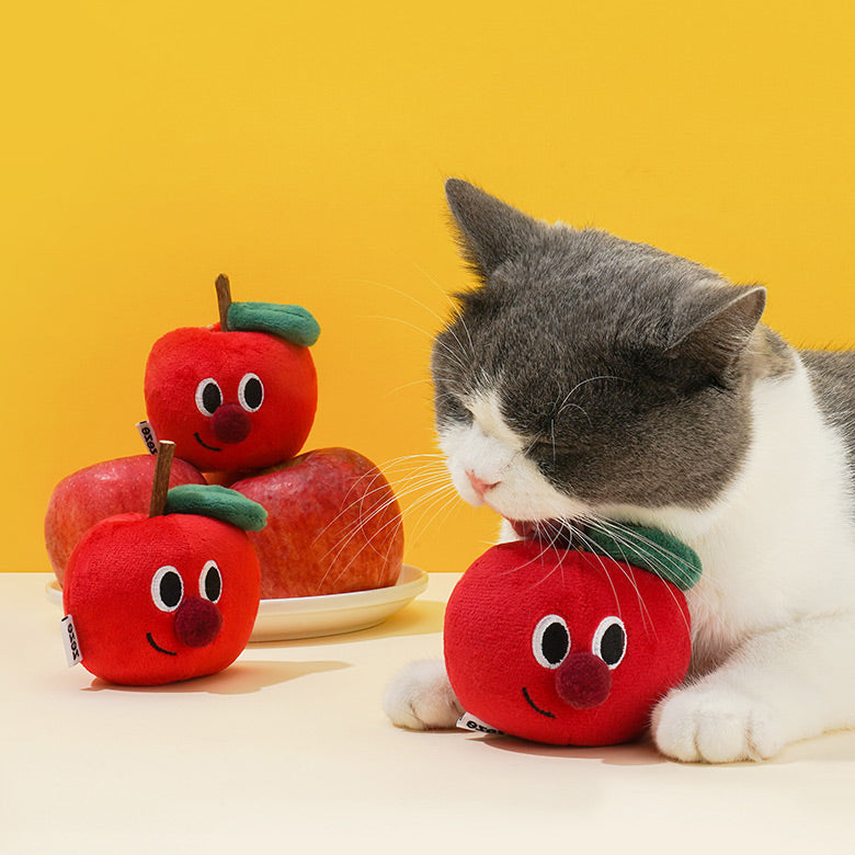 Red Apple Catnip Toys