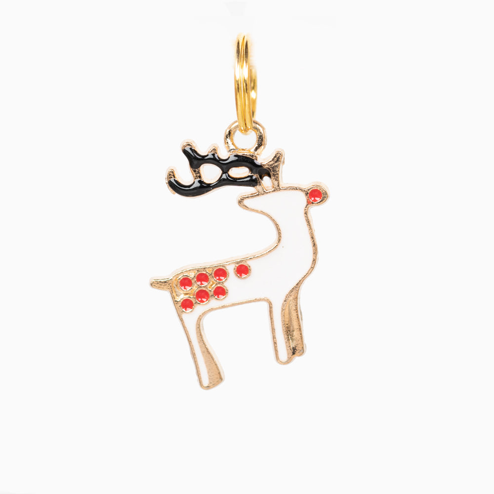 Reindeer Pet Collar Charm