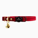 Ruby Velvet Cat Collar