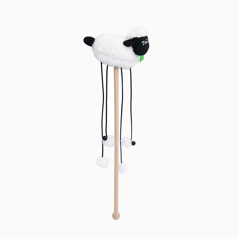 Silly Sheep Wand Cat Toys