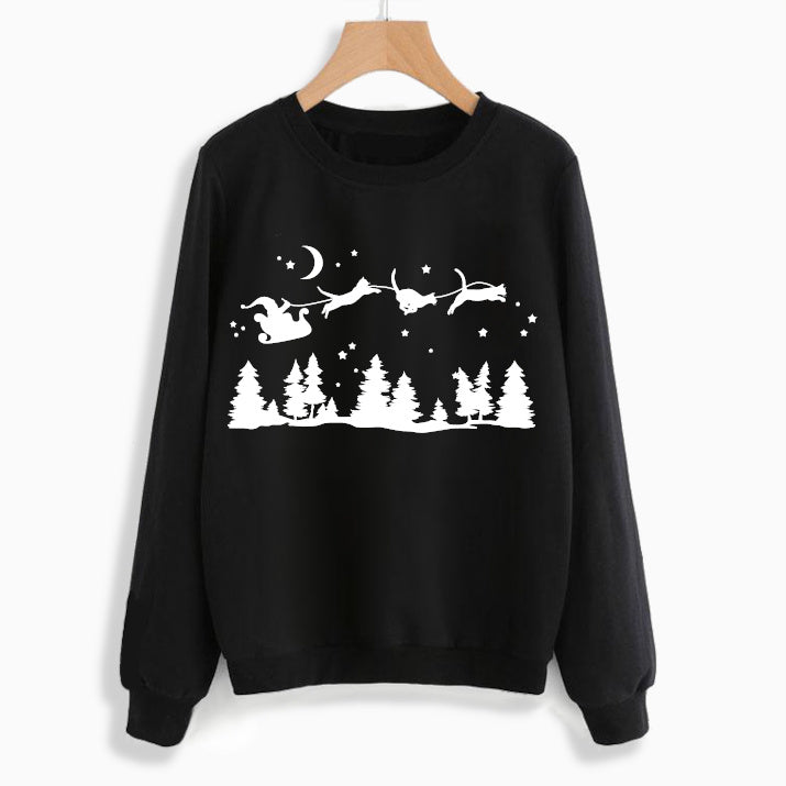 Magical Kitty Sleigh Bells Sweatshirt